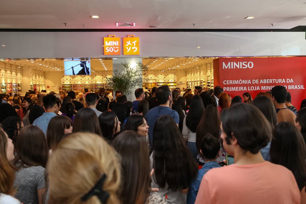 Miniso bate recorde de vendas mundial em abertura de loja