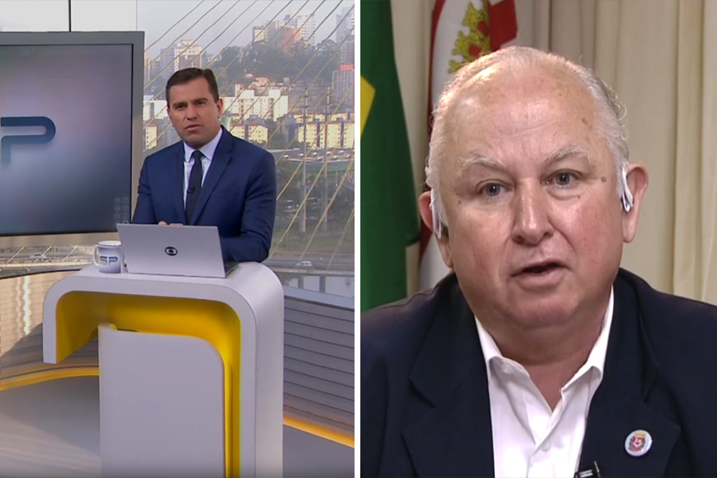 Rodrigo Bocardi perde a paciência com subprefeito no “Bom Dia SP”