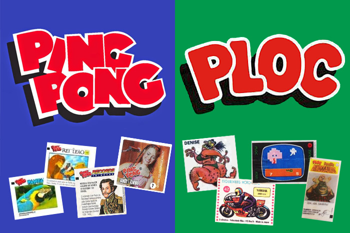 Relembre coleções de figurinhas dos chicletes Ping Pong e Ploc