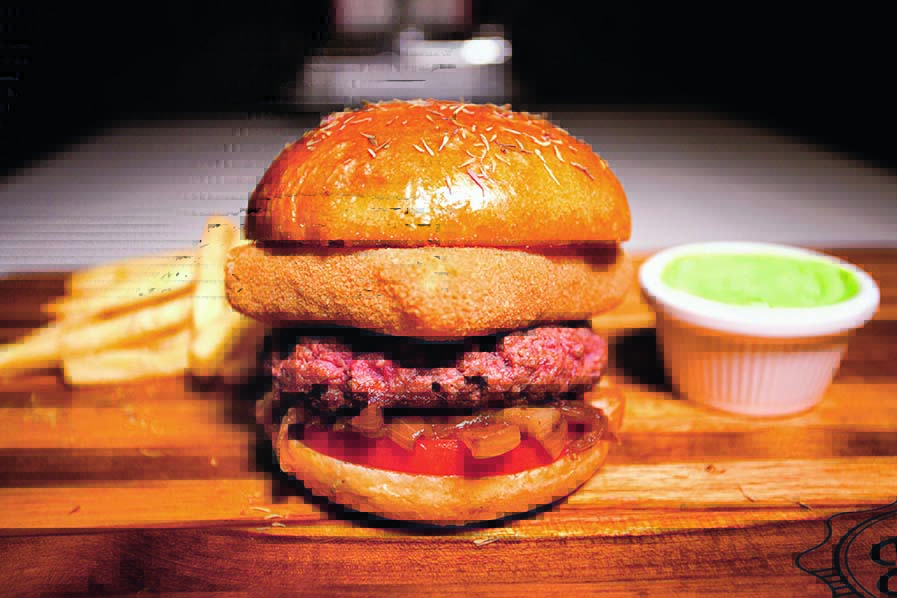 Johnny Rockets: focaccia burger Johnny Rockets: focaccia burger