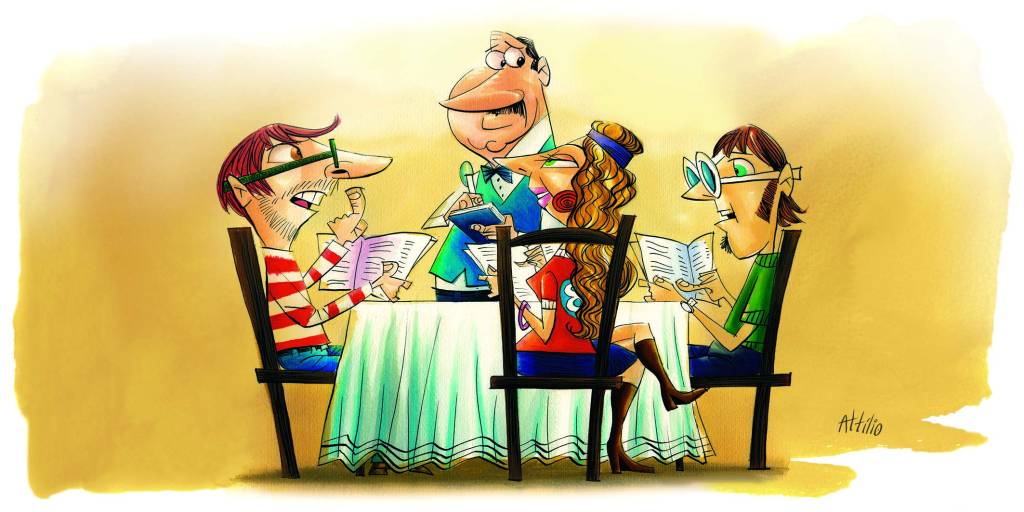 Seu garçom, faça o favor…