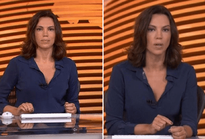 ana paula araújo na bancada do bom dia brasil