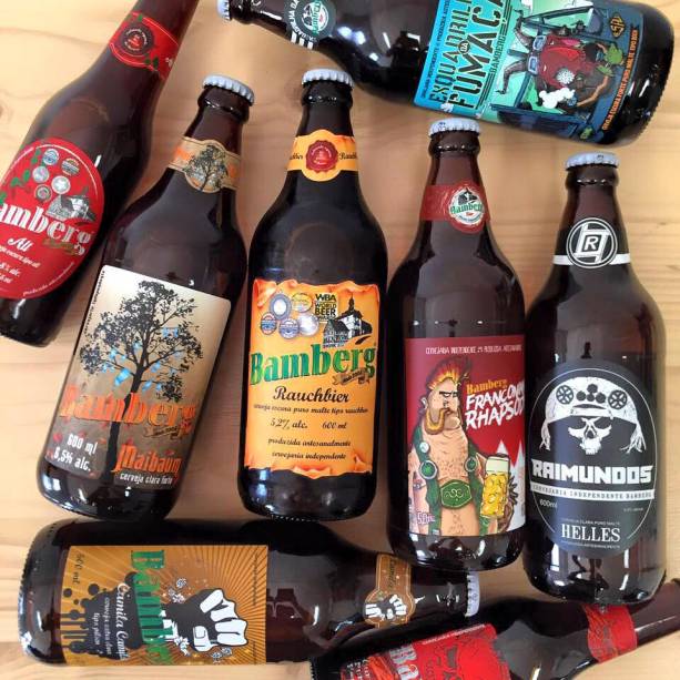 <strong>Bamberg</strong><span> com Pilsen, Weiss, Rauch e Viena Lager</span> <strong>Bamberg</strong><span> com Pilsen, Weiss, Rauch e Viena Lager</span>