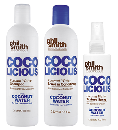 R$ 56,00. Xampu Coco Licious Coconut Water (350 ml), feito com água de coco natural. É indicado a todos os tipos de cabelo. Phil Smith.
