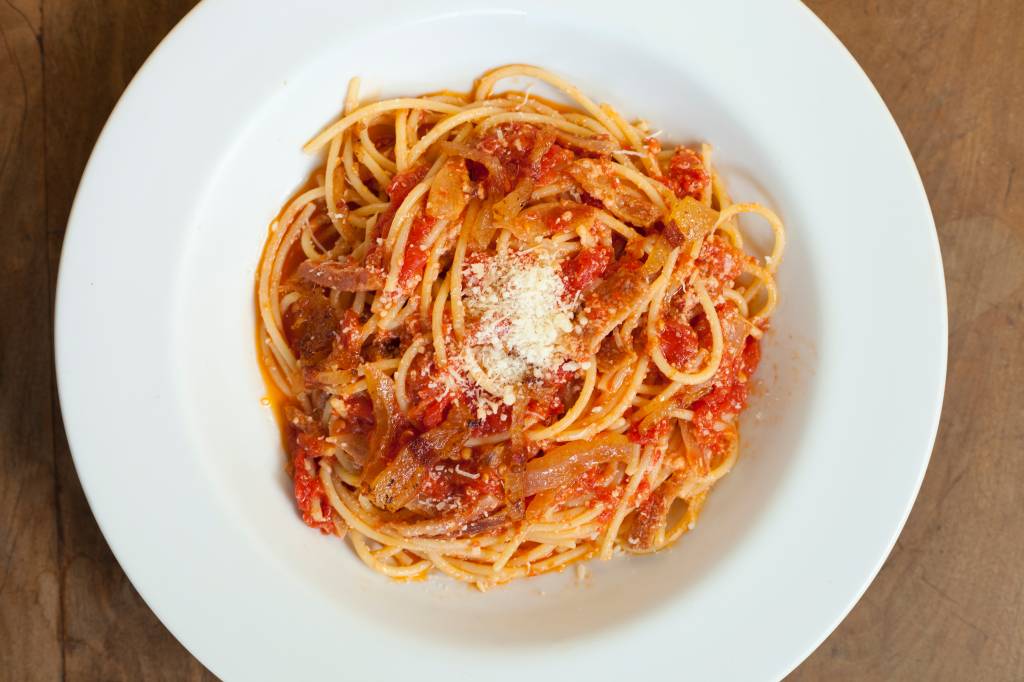 Spaghetti all´amatriciana 1