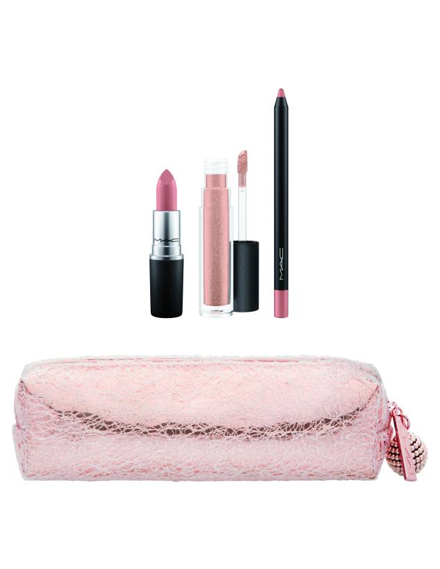 Pretty Polished Lip Bag em Nude, 229 reais