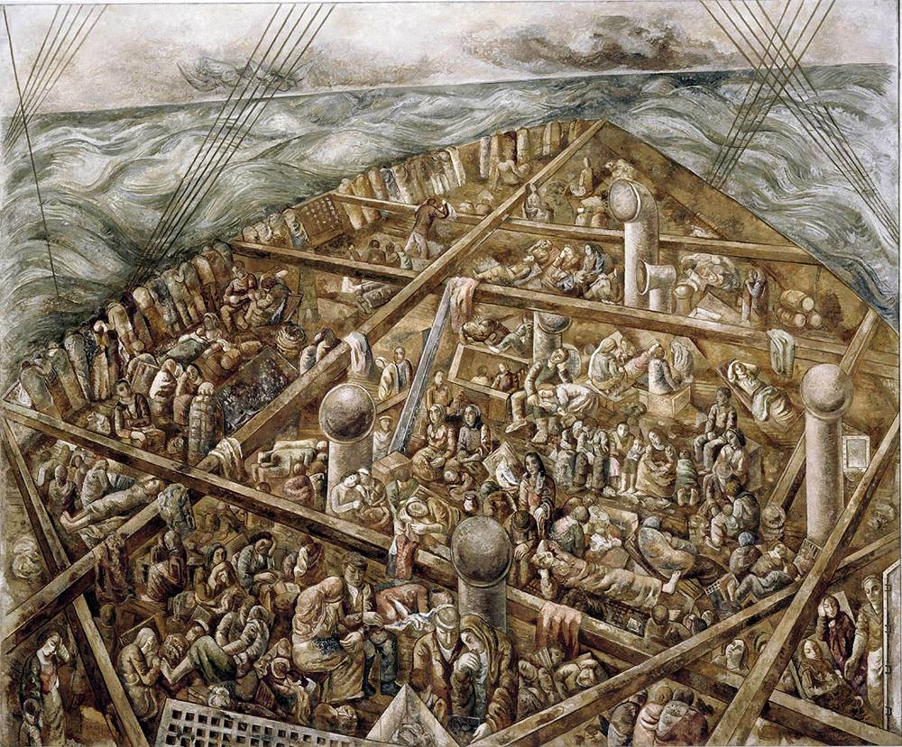 _Navio de Imigrantes_, de Lasar Segall, exposta no Museu Lasar Segall, São Paulo.jpg