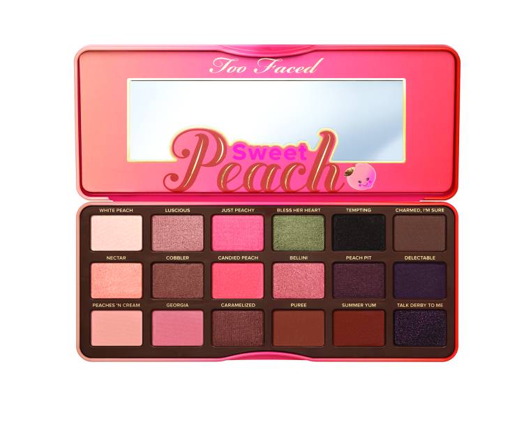 Paleta de sombras Sweet Peach, 269 reais 