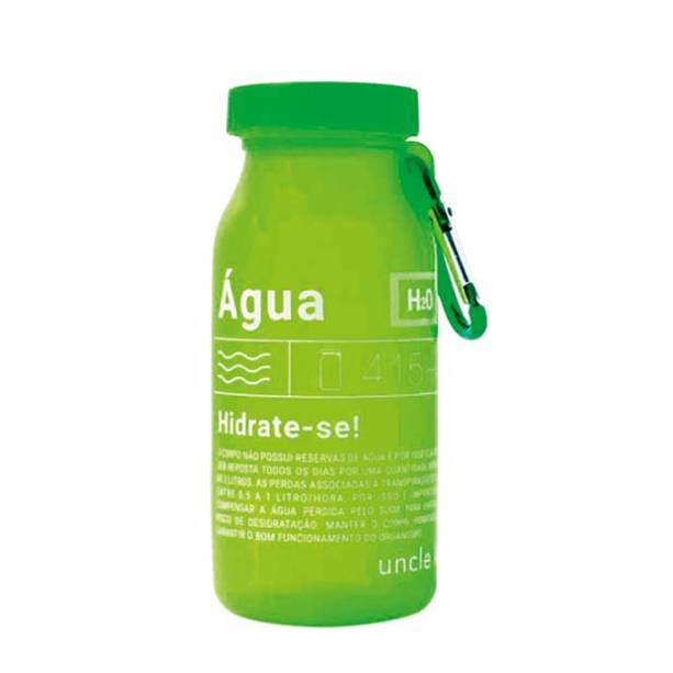 Garrafa de silicone (415 ml), R$ 49,00. Uncle K.