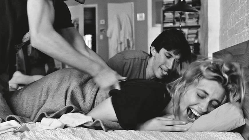 Frances Ha Adam Driver e Greta Gerwig, no filme “Frances Ha”, de Noah Baumbach.