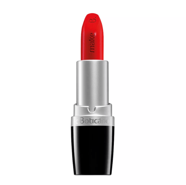 Batom vermelho Perfeito Matte, cor Red Carpet, O Boticário. R$43,90. Uma sugestão de CLAUDIA. Preço pesquisado em novembro/2017. Disponível aqui: https://www.boticario.com.br