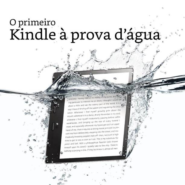 <b>Kindle Oasis, da Amazon –</b> <b>R$ 1.149.</b> Uma sugestão da SUPERINTERESSANTE. Preço pesquisado em dezembro/17. <a href="https://www.amazon.com.br">www.amazon.com.br</a><span></span>