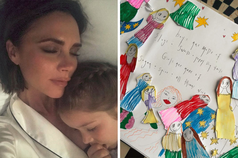 Victoria Beckham compartilha desenho da filha e provoca polêmica