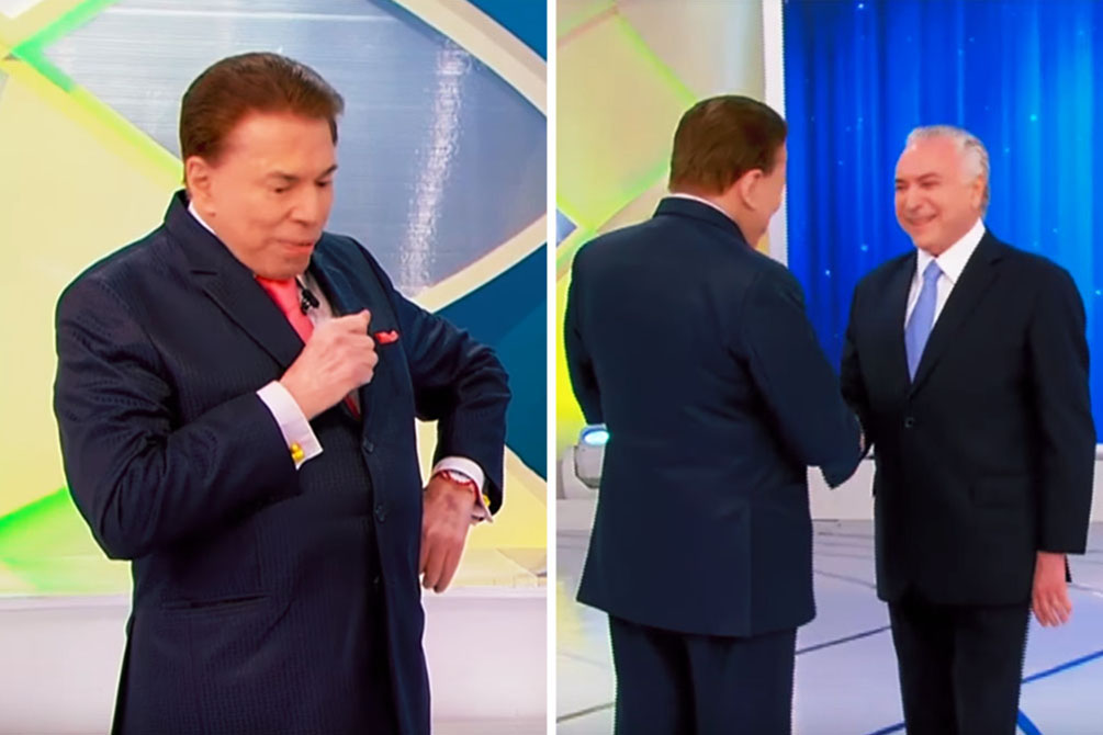 “Brincadeira” de Temer com Silvio Santos provoca polêmica