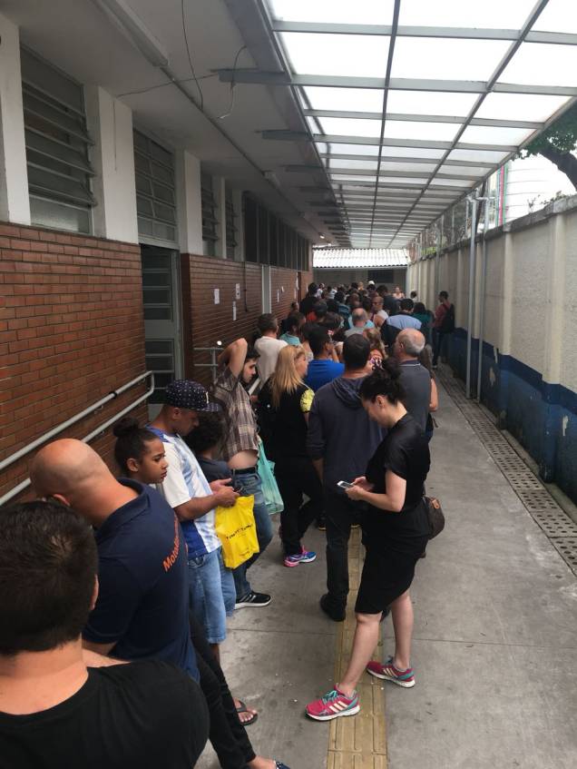AMA Santa Cecília: fila de espera de 1 hora AMA Santa Cecília: fila de espera de 1 hora