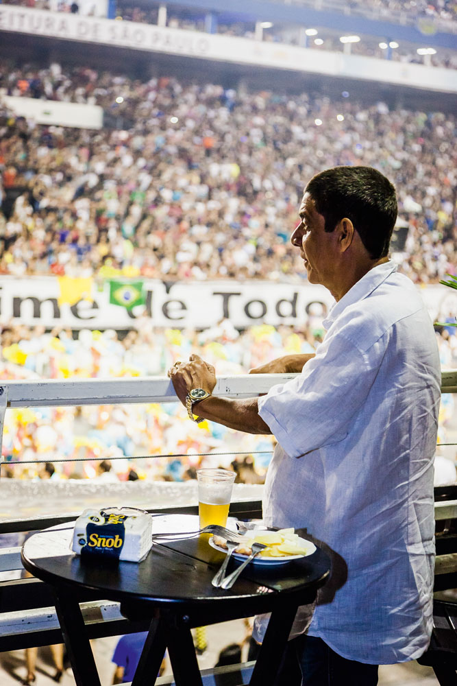O tratamento ‘supervip’ a Zeca Pagodinho no Camarote Bar Brahma