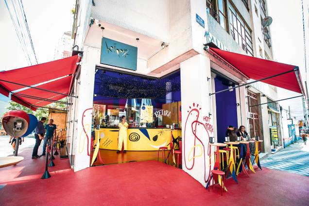 Ambiente simples do Hot Pork Ambiente simples do Hot Pork