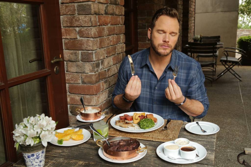 Onde Chris Pratt comeu feijoada em São Paulo e o que achou