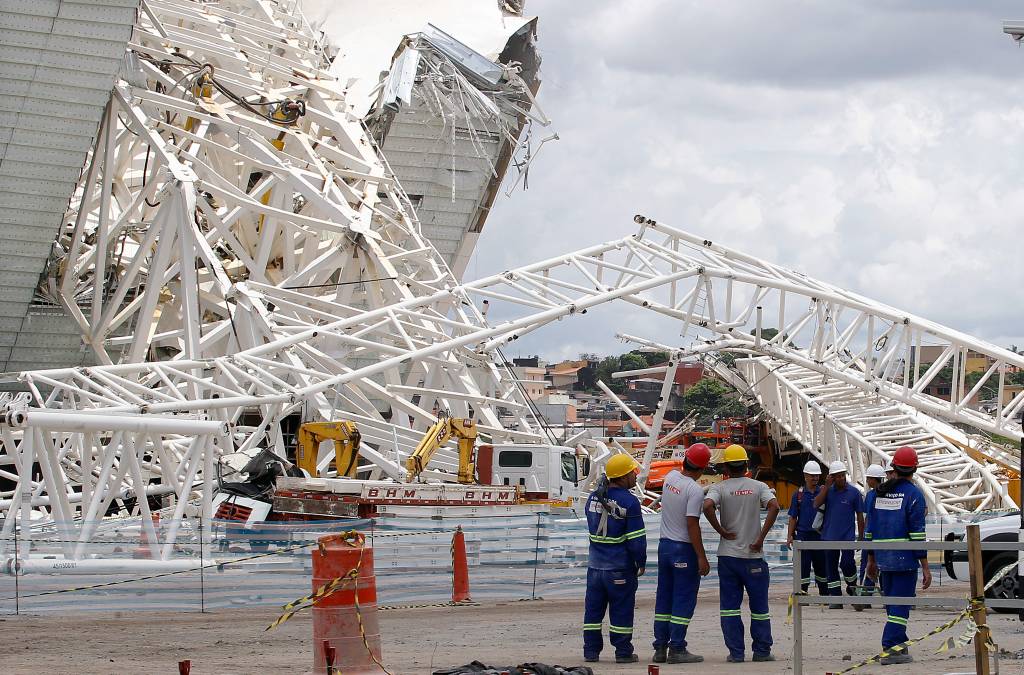 Dois engenheiros são condenados por acidente na Arena Corinthians