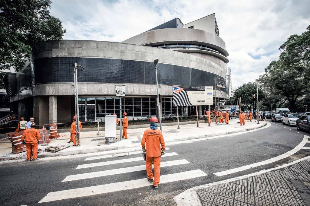 São Paulo 02 de abril 2018Estações do Metro.Foto Alexandre Battibugli