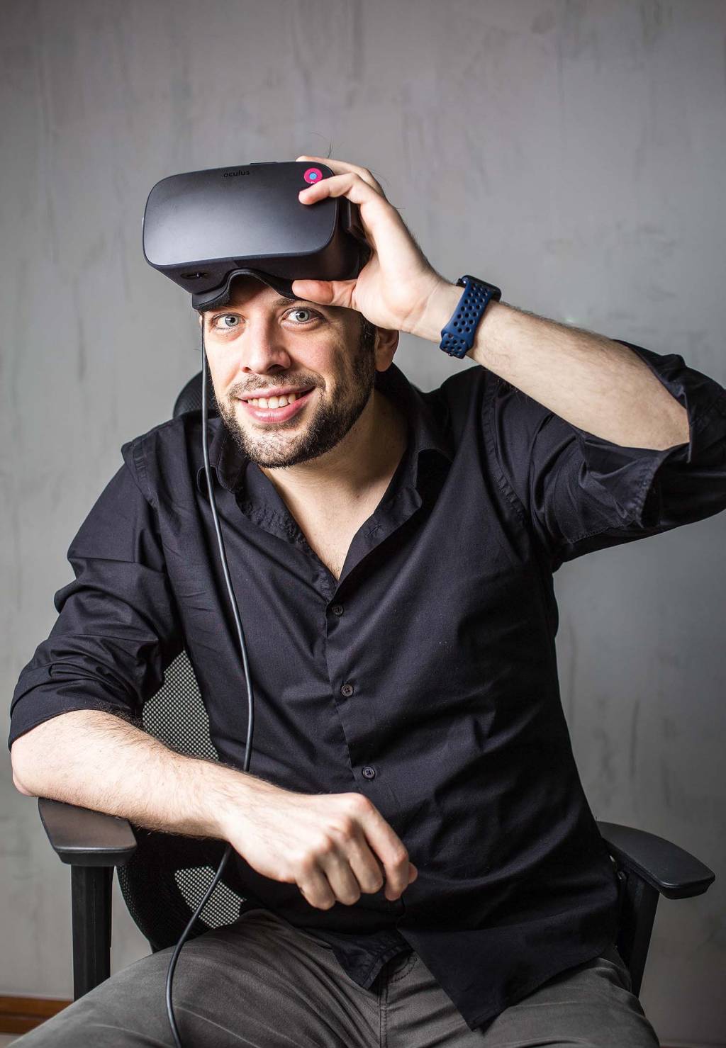 Filho de Roberto Justus inaugura centro de realidade virtual