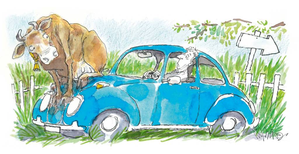 O incrível Fusca azul