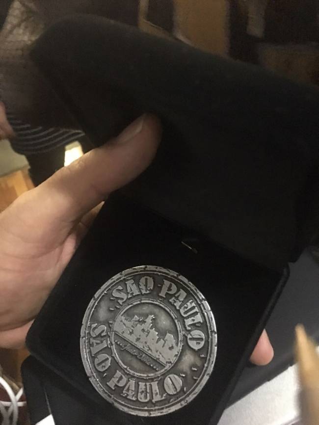 Medalha posse prefeitura