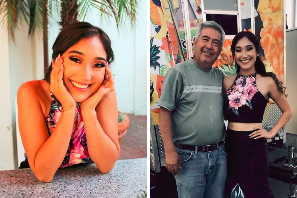 Jovem emociona internautas ao surpreender pai no dia da formatura