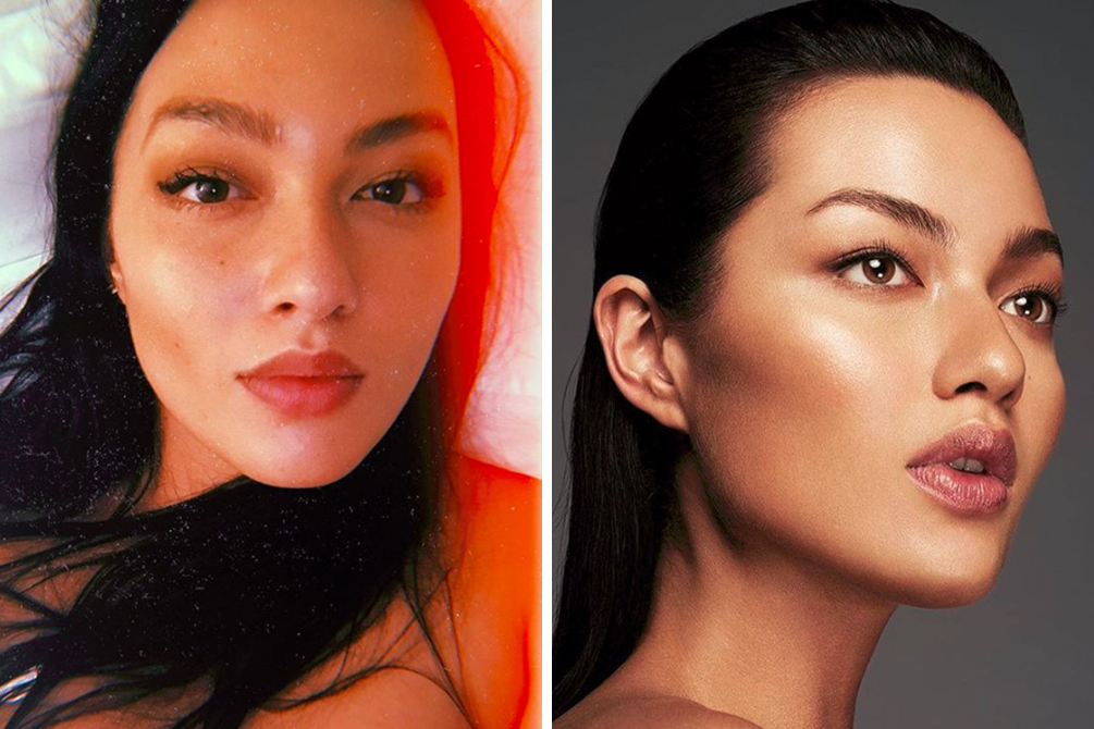 Modelo chama atenção ao mostrar “antes e depois” inesperado no Instagram