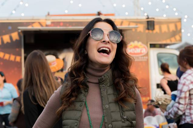 A apresentadora Ana Paula Padrão visitou o arraial da Veja São Paulo A apresentadora Ana Paula Padrão visitou o arraial da Veja São Paulo