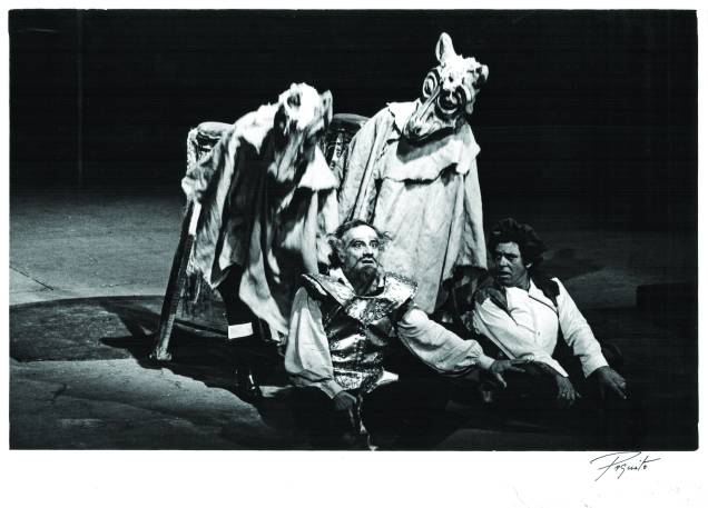 1972: Paulo Autran e Dante Ruy em "O Homem de La Mancha" 1972: Paulo Autran e Dante Ruy em "O Homem de La Mancha"