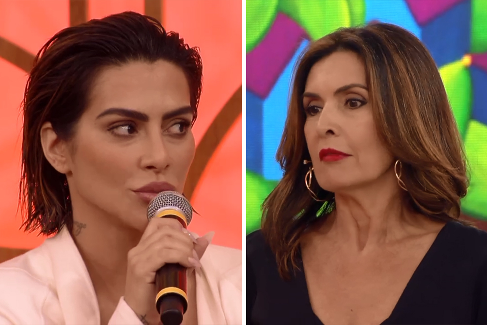 Um “detalhe” no look de Cleo dividiu opiniões no Encontro com Fátima