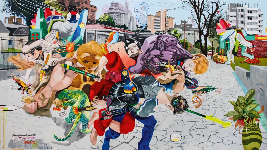 Selecionamos pinturas e fotografias de cinco artistas brasileiros