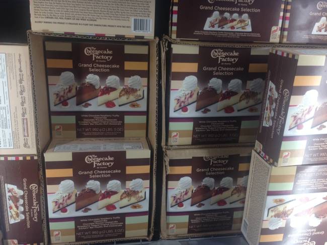 Sams Club – Cheesecake Grand Selection, da Cheesecake Factory, com oito unidades de quatro sabores diferentes R$ 72,97