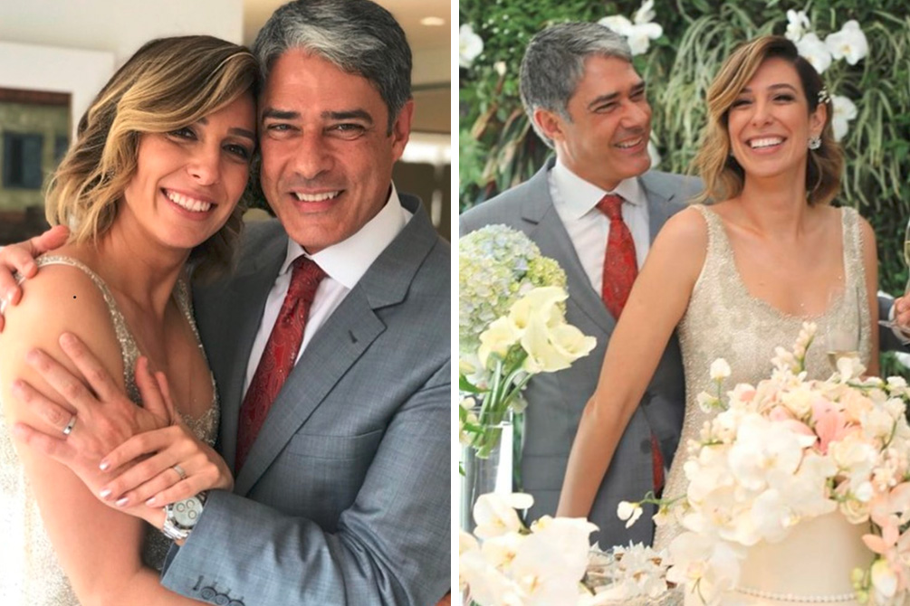 Um “detalhe” no casamento de William Bonner chamou atenção na internet