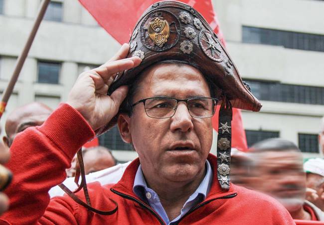 LUIZ MARINHO REALIZA CAMINHADA NO CENTRO DE SP.