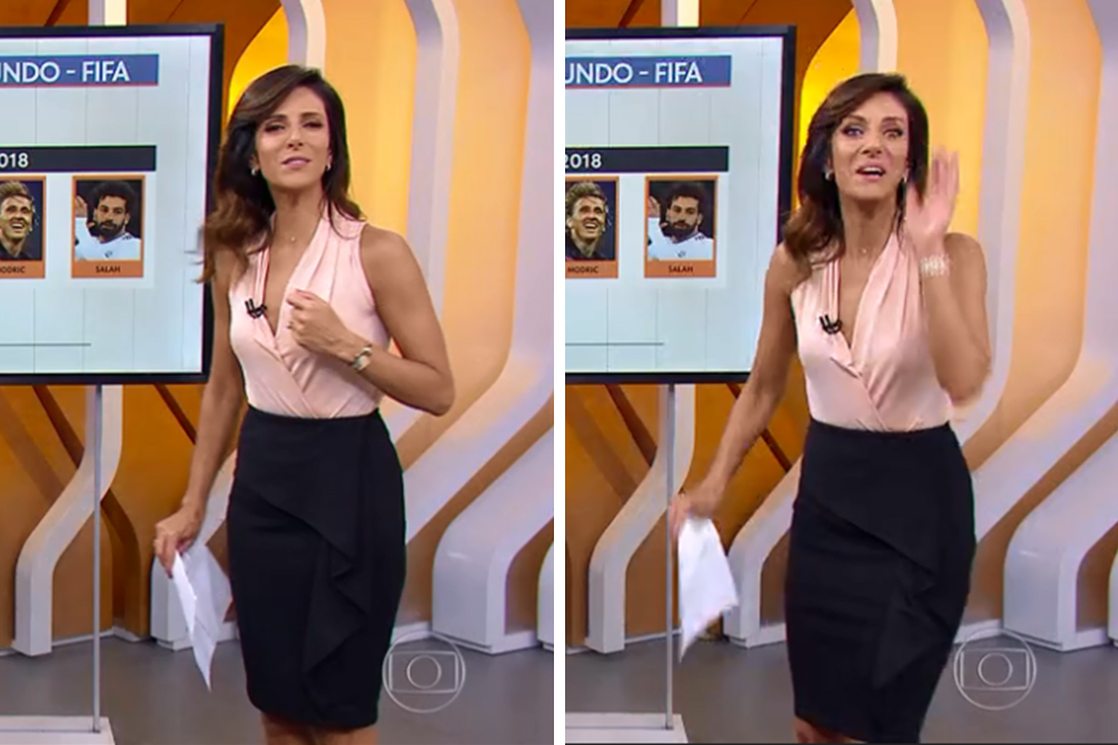 Monalisa Perrone é surpreendida por comentário de colega no Hora 1