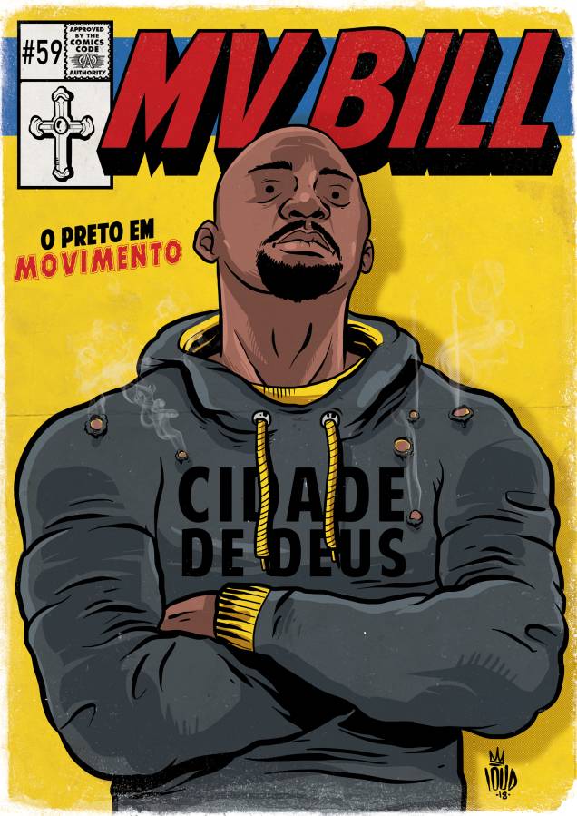 MV Bill é, além de rapper, ator e escritor e encarna o personagem Luke Cage, que faz sucesso com sua própria série na Netflix, atualmente na segunda temporada MV Bill é, além de rapper, ator e escritor e encarna o personagem Luke Cage, que faz sucesso com sua própria série na Netflix, atualmente na segunda temporada