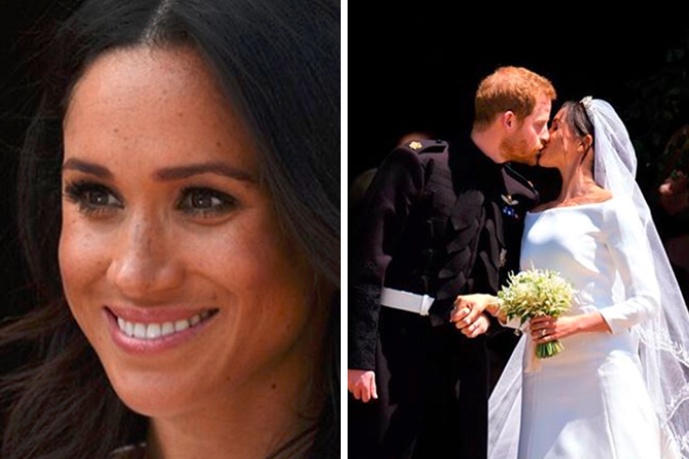 Clipe mostra Meghan Markle vendo vestido de noiva pela primeira vez