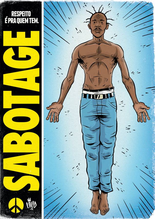 Morto em 2003, Sabotage é lembrado como o poderoso Dr. Manhattan, da série Watchmen Morto em 2003, Sabotage é lembrado como o poderoso Dr. Manhattan, da série Watchmen