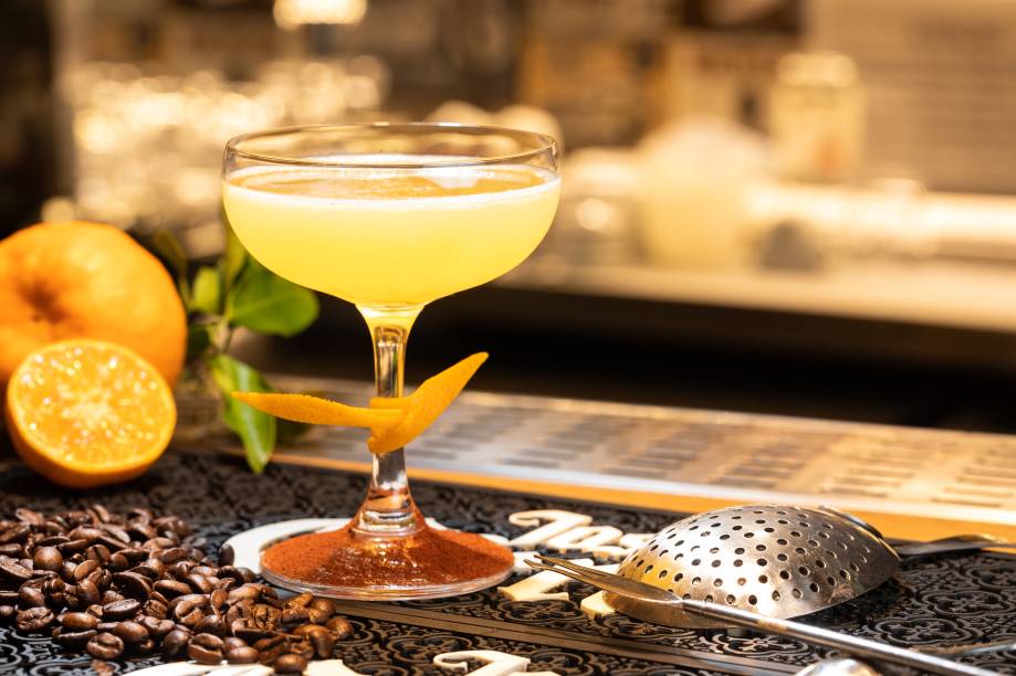 Sylvester daiquiri: a interpretação da casa leva um toque de café Sylvester daiquiri: a interpretação da casa leva um toque de café