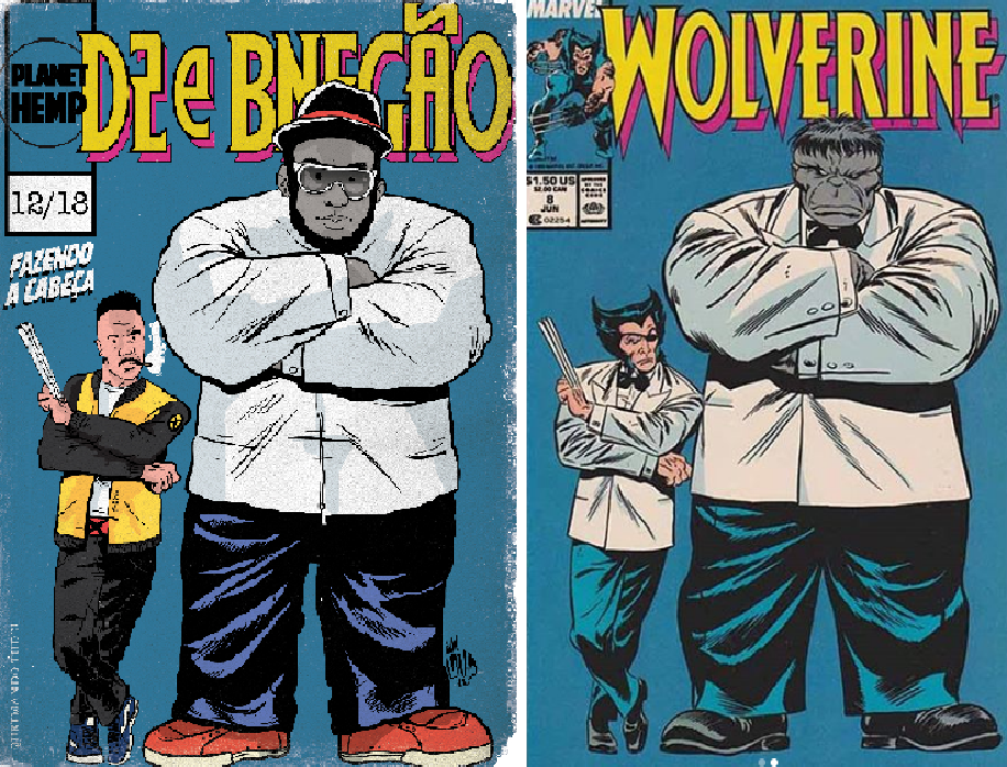 Wolverine Hulk Marcelo D2 BNegão Wolverine Hulk Marcelo D2 BNegão