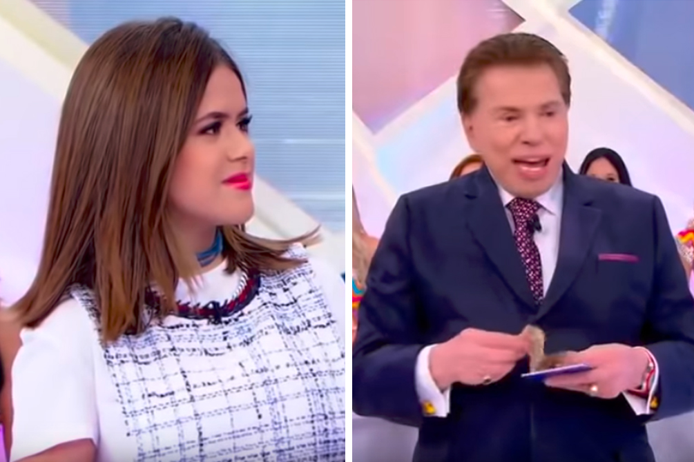 Silvio Santos dá bronca em Maisa Silva após comentário