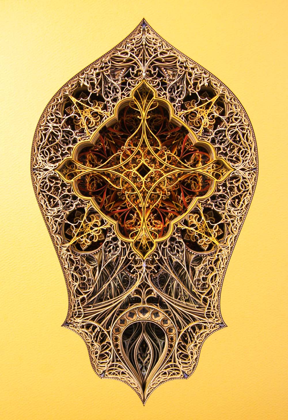 01.PS18 – Eric Stanley – Obra Arch6 – arte com recortes de papel sobrepostos em camadas formando 3D.jpg 01.PS18 – Eric Stanley – Obra Arch6 – arte com recortes de papel sobrepostos em camadas formando 3D.jpg
