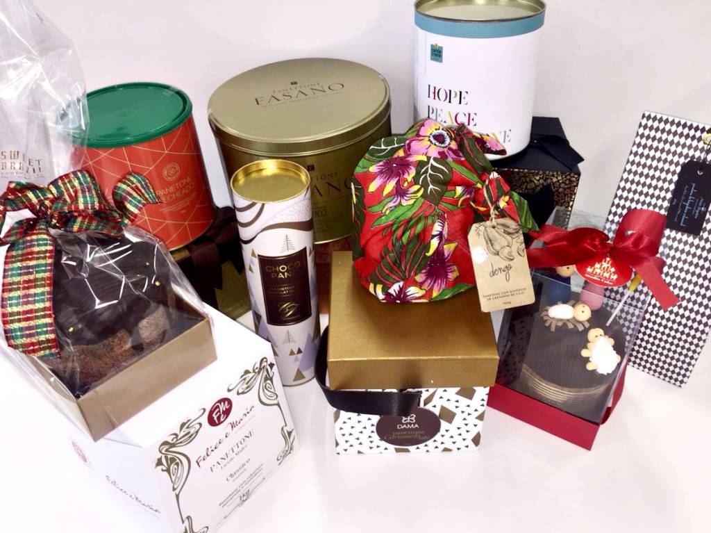 Testamos catorze panetones para ostentar no Natal