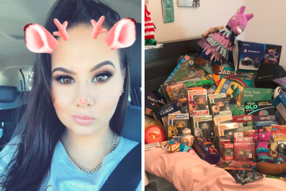 Mãe gasta 8 300 reais para presentear os três filhos neste Natal