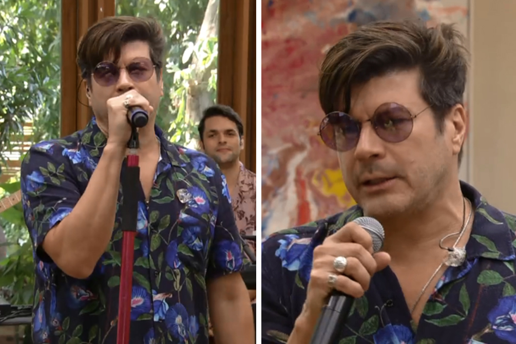 Look de Paulo Ricardo no É de Casa divide opiniões neste sábado (12)