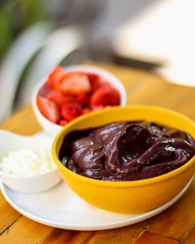 Açaí, no Frutaria São Paulo: para tomar e se refrescar Açaí, no Frutaria São Paulo: para tomar e se refrescar