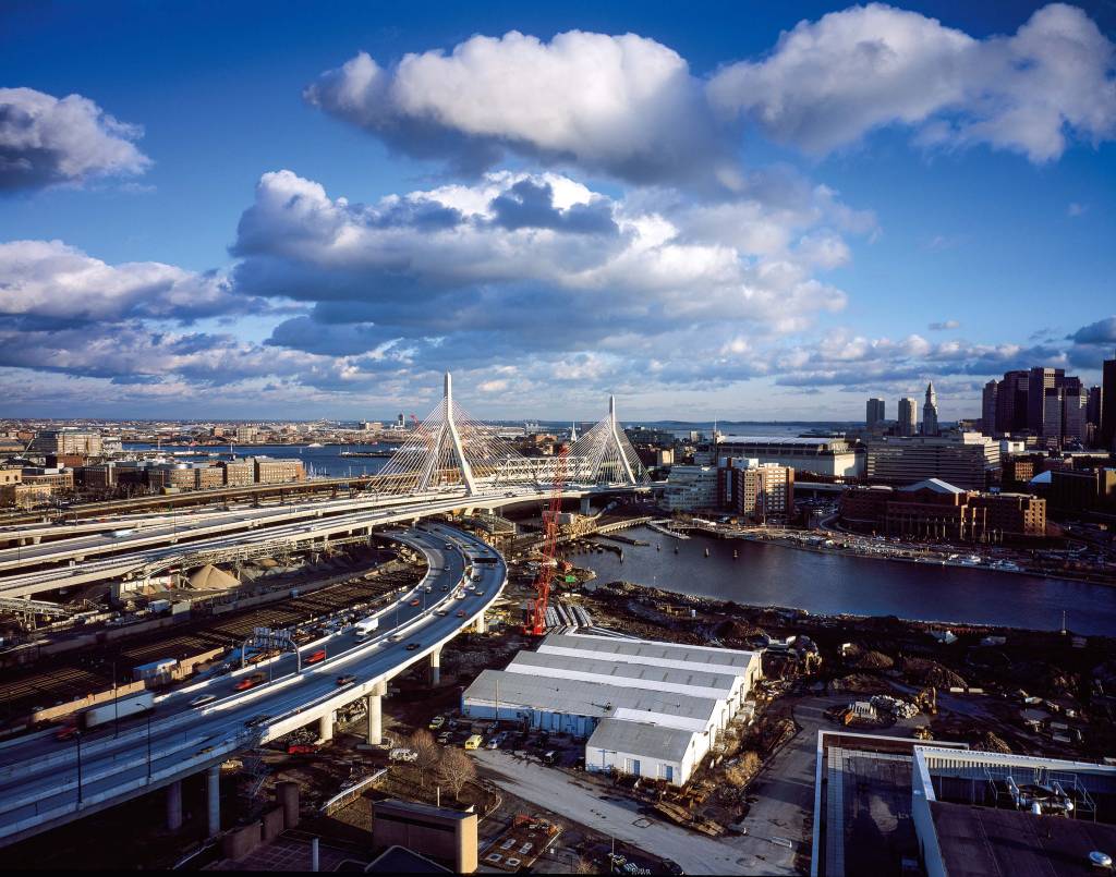 The Leonard P. Zakim Bunker Memorial Bridge, part of the long and infamous Big Dig project in Boston The Leonard P. Zakim Bunker Memorial Bridge, part of the long and infamous Big Dig project in Boston