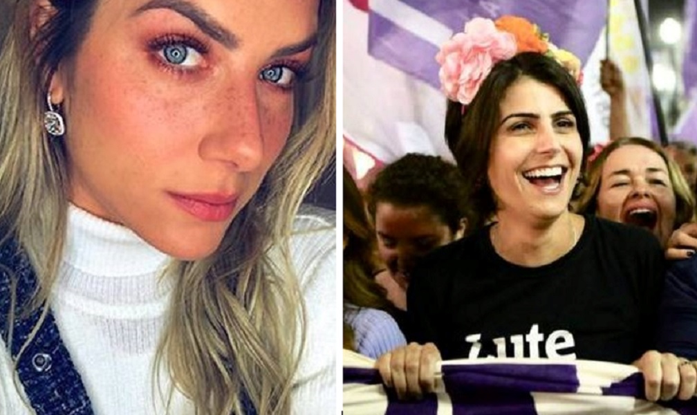 Manuela D’Ávila sai em defesa de Giovanna Ewbank em rede social